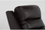 Theo Leather Power Recliner with Power Headrest & USB - Detail