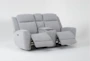 Jameson 79" Power Reclining Console Loveseat with Power Headrest & USB - Side