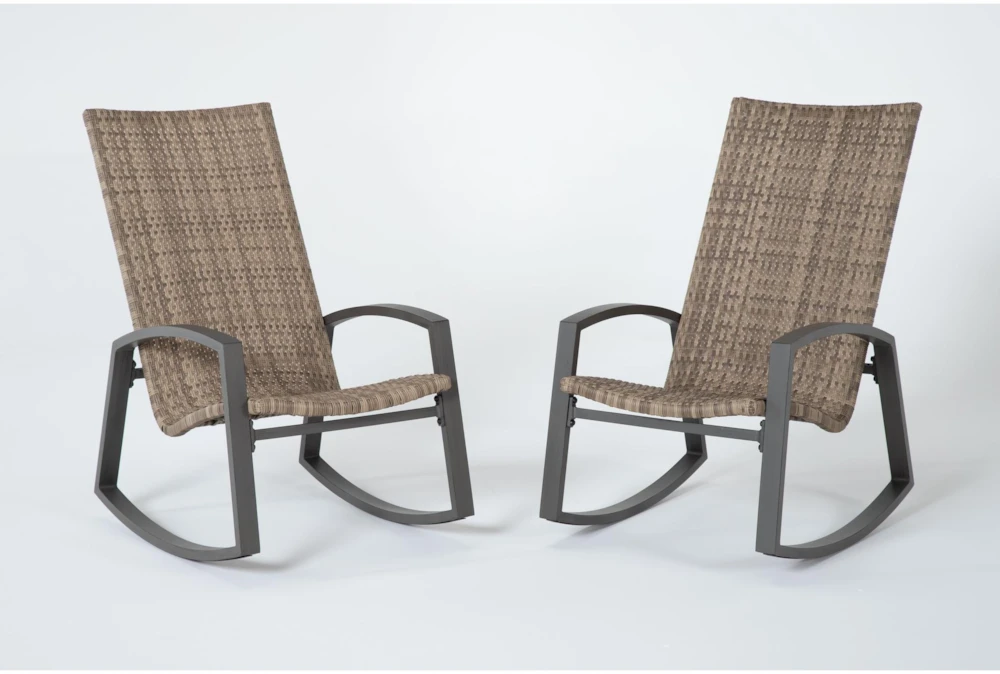 Capri Outdoor Rocking Chair Set Of 2