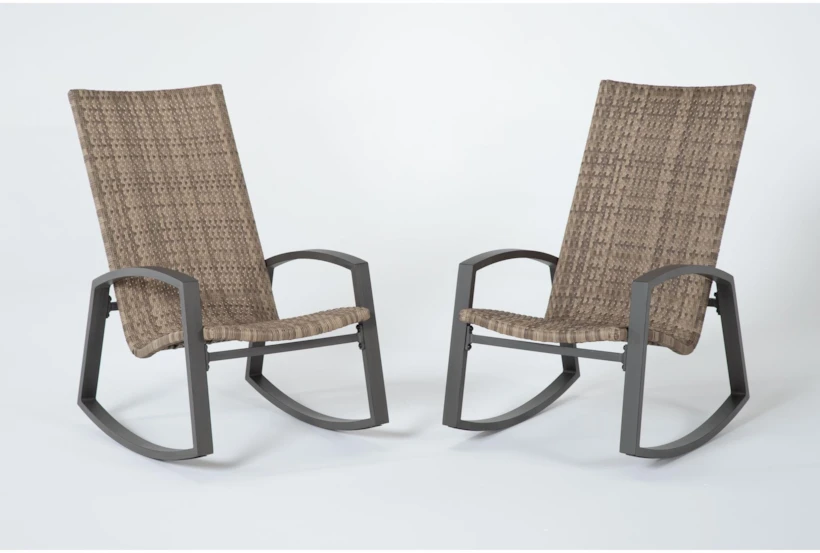 Capri Outdoor Rocking Chair Set Of 2 - 360