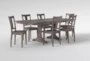 Baker Dew 66-82" Extendable Dining With Chair Set For 6 - Side