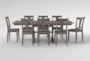 Baker Dew 66-82" Extendable Dining With Chair Set For 8 - Back