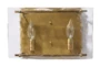 9" Antique Brass + Ice Glass 2 Light Wall Sconce - Signature