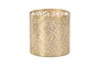 4" Gold Metal Floral Design Pencil Cup - Material