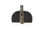 5.5" Black Marble Arch Minimalist Bookends - Detail