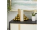 5" Gold Stacked Orbs Bookends - Room