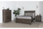 Jaxon Grey Queen Wood Panel 3 Piece Bedroom Set With Chest & Nighstand - Room