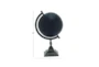 9" Matte Black Globe Decor - Detail