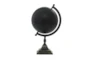 9" Matte Black Globe Decor - Material
