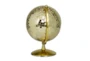 12" Gold Metal Disco Ball Globe Decor - Back