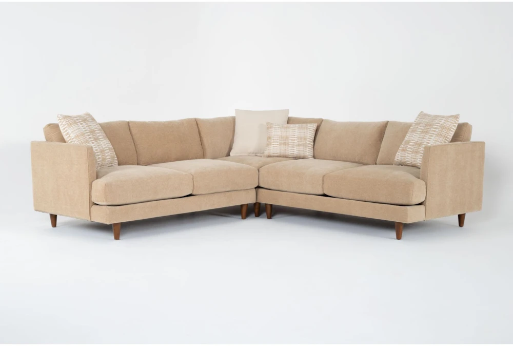 Adeline Camel 109" 3 Piece Sectional