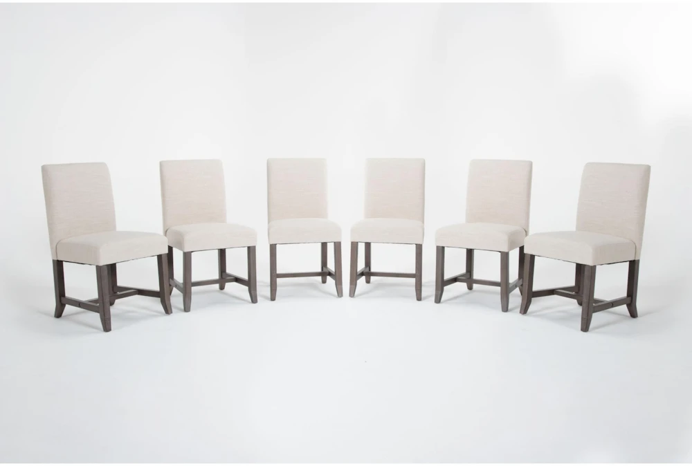 Jaxon Grey II Upholstered Dining Chair Set Of 6
