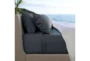 Cariloha Resort Bed Sheets Blue Lagoon King - Side