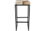 Backless Cowhide 29" Bar Stool  - Material