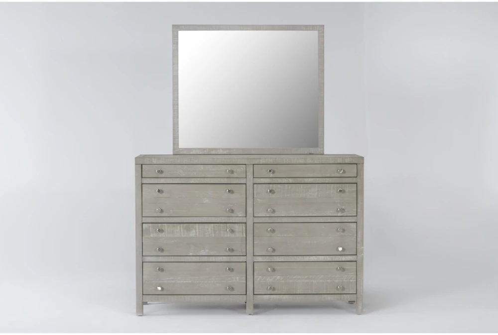 Rowan Mineral II 8-Drawer Dresser/Mirror