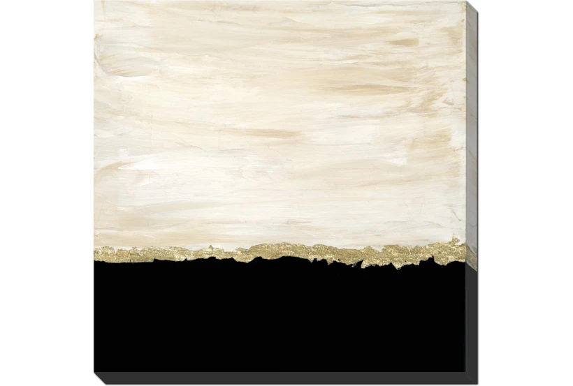 45X45 Black Horizon Gallery Wrap Canvas - 360