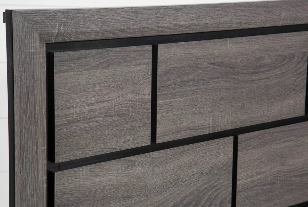 Finley Grey Twin Wood 4 Piece Bedroom Set With Dresser, Mirror & Nightstand