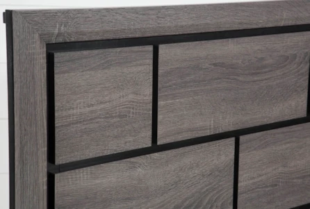 Finley Grey Twin Wood 4 Piece Bedroom Set With Dresser, Mirror & Nightstand - Main