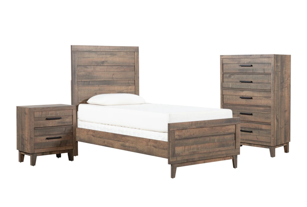 Ranier Twin 3 Piece Bedroom Set With Chest & Nightstand