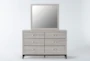 Finley White II 6-Drawer Dresser/Mirror - Signature