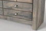 Dean Sand Twin Upholstered Panel 3 Piece Bedroom Set With Summit Grey II Dresser & Nightstand - Detail