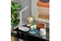 21" White Sanitizing Led Wireless Charge Desk Lamp With Smart Switch - Room
