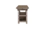 Leonard Chairside Table With Storage - Detail