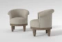 Cleo Swivel Accent Arm Chair Set Of 2 - Side