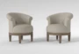 Cleo Swivel Accent Arm Chair Set Of 2 - Signature