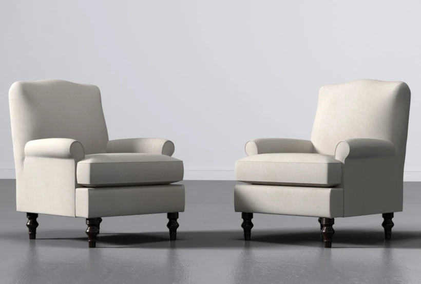 Jacqueline VI Tusk Accent Arm Chair Set Of 2 - 360