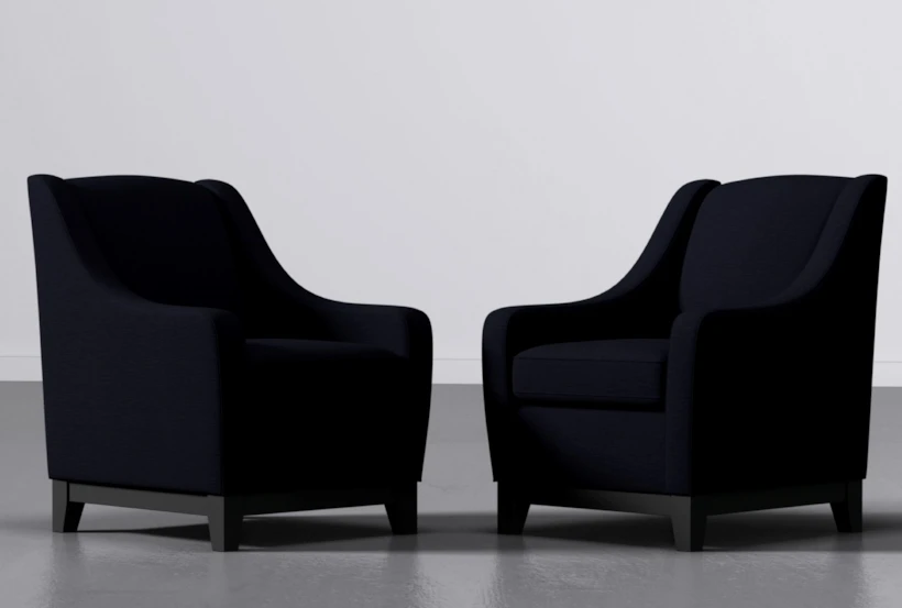 Riko II Onyx Accent Arm Chair Set Of 2 - 360