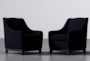 Riko II Onyx Accent Arm Chair Set Of 2 - Signature