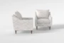 Zoe Accent Arm Chair Set Of 2 - Side