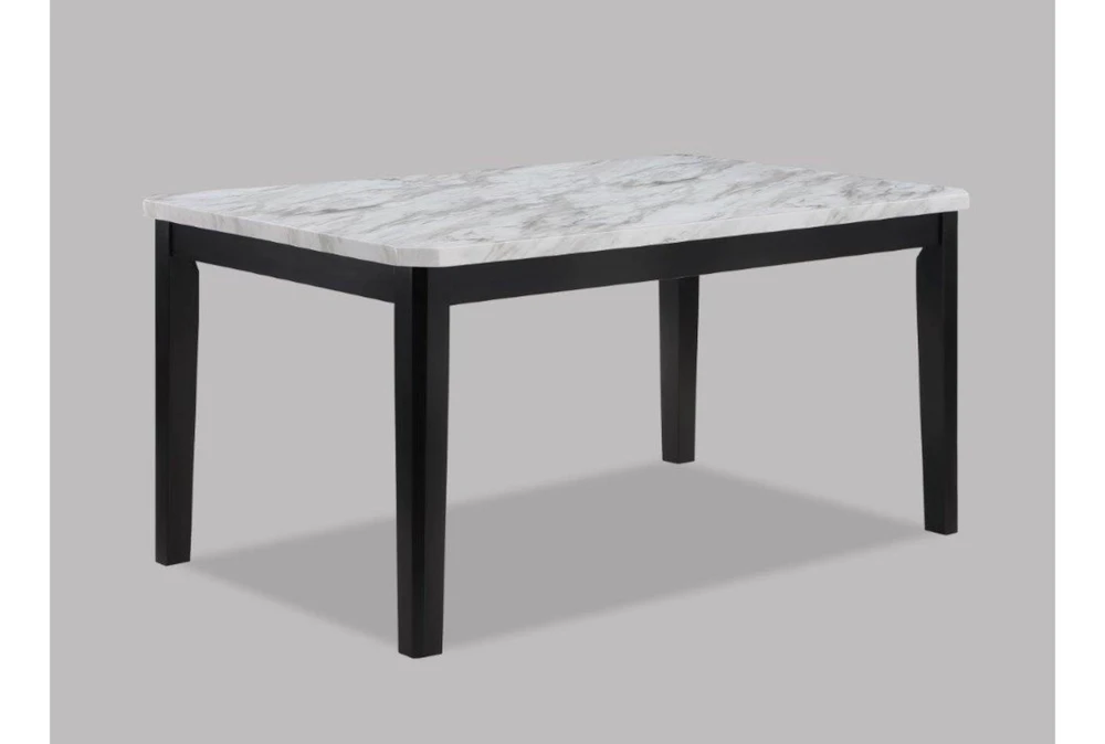 Pascual 64" Faux Marble Dining Table