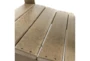 Taupe Resin Outdoor Adirondack Chair with Arms - Detail