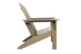 Taupe Resin Outdoor Adirondack Chair with Arms - Material