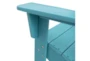 Coastal Teal Resin Outdoor Adirondack Chair - Detail