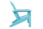 Coastal Teal Resin Outdoor Adirondack Chair - Material