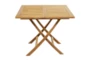 Key West Teak Outdoor Folding Dining Table - Material