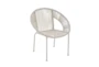 Modern Orb White Outdoor Resin Wicker Lounge Chair - Material