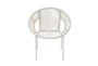 Modern Orb White Outdoor Resin Wicker Lounge Chair - Signature