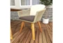Banyan Brown Rope And Wood Outdoor Dining Chair - Room