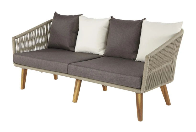 Banyan Grey Rope Outdoor Sofa - 360