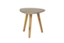 Banyan Grey Cement Top Small Outdoor Side Table - Material