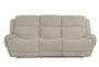Terence Pebble 92" Power Reclining Sofa with Power Headrest & USB - Signature