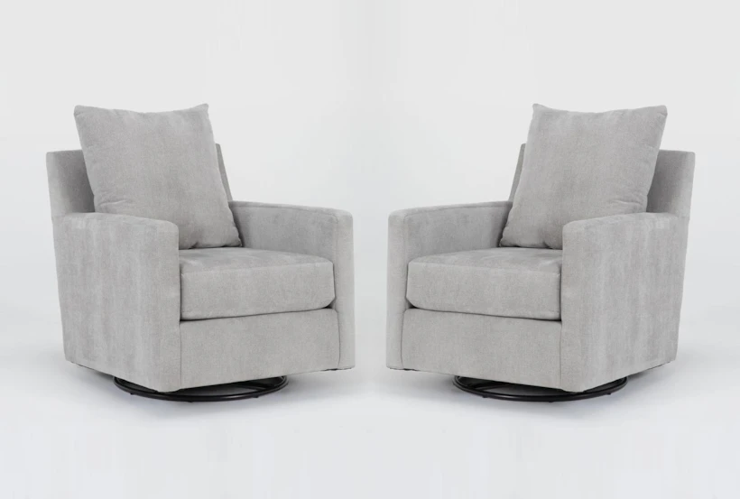 Bonaterra Dove Swivel Glider Arm Chair, Set of 2 - 360