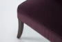 Krista Eggplant Accent Chair, Set of 2 - Detail