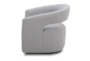 Maddyson Dove Open Back Swivel Accent Arm Chair - Detail