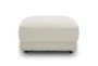 Haven Ivory Ottoman with Casters - Signature
