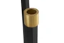 59" Black + Gold Modern Floor Candelabra Candle Holder - Detail